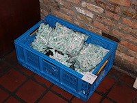 Feesttoeters in kunststof krat. - afbeelding 2 van  2