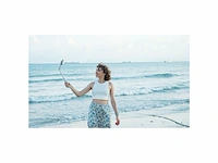 Feiyutech vb4 smartphone gimbal stabilizer, opvouwbaar, telescopische selfie stick wit - afbeelding 2 van  2