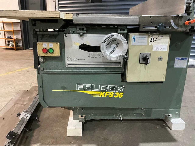 Felder - 1988 - kfs 36 - formaatcirkelzaagmachine - afbeelding 7 van  11