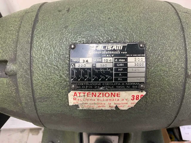 Felisalli 34 werkbankslijpmachine - afbeelding 5 van  5