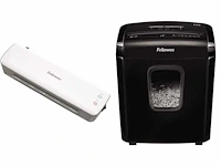 Fellowes lamineermachine | 6m papiervernietiger - afbeelding 1 van  2