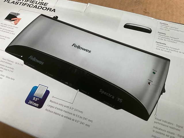 Fellowes spectra 95 lamineermachine - afbeelding 1 van  4