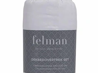Felman - dekbedovertrek - 2 persoons - 240x220cm - afbeelding 1 van  3