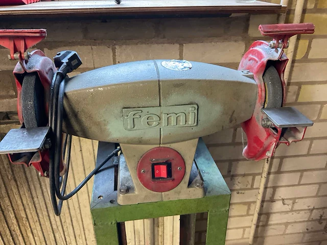 Femi werkbankslijpmachine (2x) - afbeelding 3 van  6