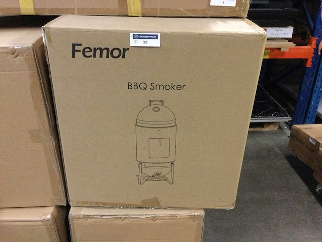 Femor - 18 inch - barbecue smoker (2x) - afbeelding 3 van  4