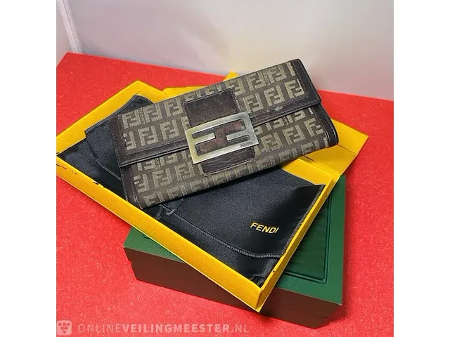 Fendi luxe lange portomonnee in doos - afbeelding 1 van  5
