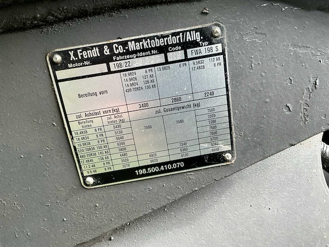 Fendt - 1992 - farmer 311 lsa - vierwielaangedreven landbouwtractor - afbeelding 63 van  67