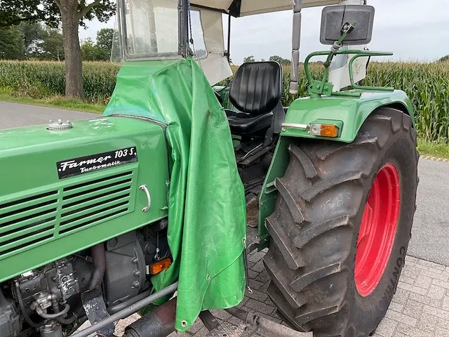 Fendt - farmer 103 s - oldtimer tractor - afbeelding 3 van  31