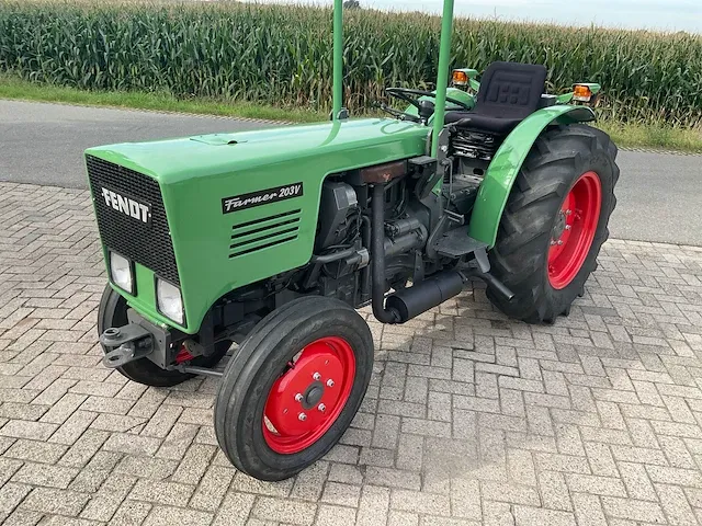 Fendt - farmer 203 v - oldtimer tractor “smalspoor” - afbeelding 12 van  25