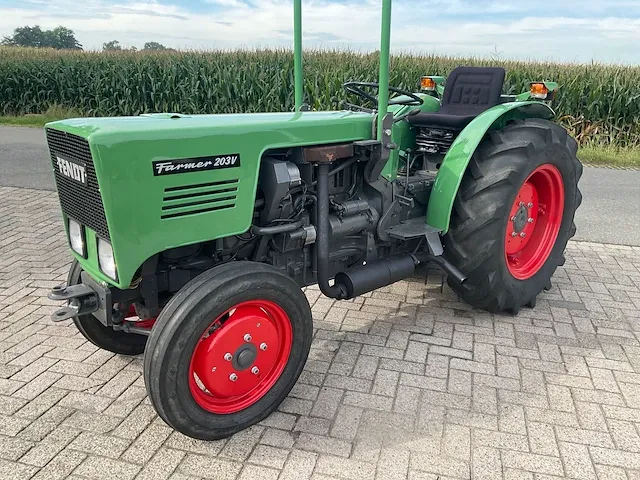 Fendt - farmer 203 v - oldtimer tractor “smalspoor” - afbeelding 19 van  25