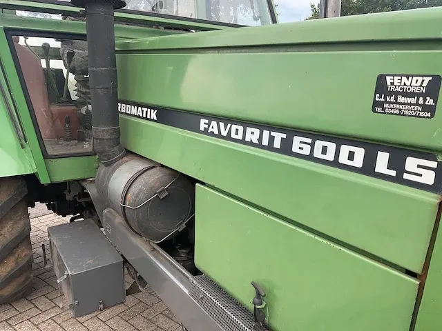 Fendt - favorit 600 ls - oldtimer tractor - afbeelding 7 van  31