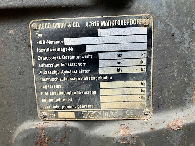 Fendt 818 vario tms vierwielaangedreven landbouwtractor - afbeelding 28 van  34