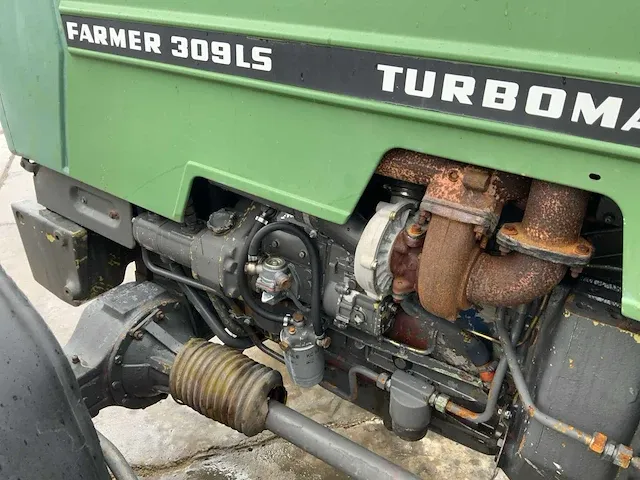Fendt turbomatik farmer 309ls vierwielaangedreven landbouwtractor - afbeelding 10 van  39