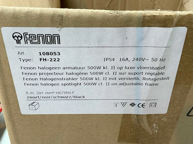 Fenon fh-222 bouwlamp - afbeelding 3 van  3