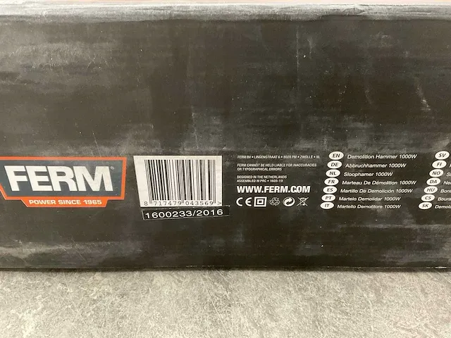 Ferm - hdm1033p - breekhamer - afbeelding 9 van  9
