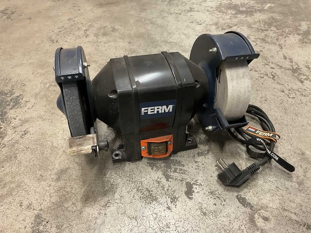 Ferm bgm1020 2-steens werkbankslijper - afbeelding 1 van  2