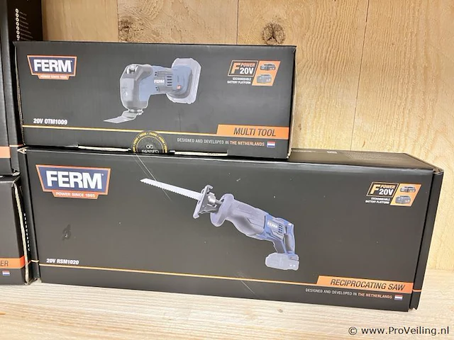Ferm elektrisch gereedschap-set inclusief accu´s - afbeelding 2 van  3