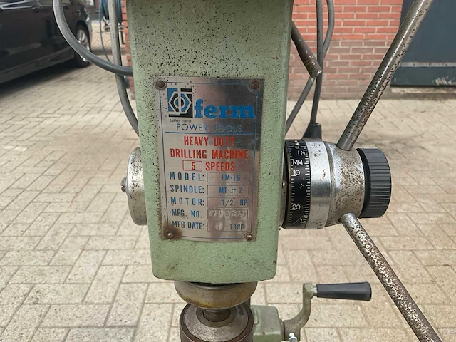 Ferm fm-16 kolomboormachine - afbeelding 7 van  8