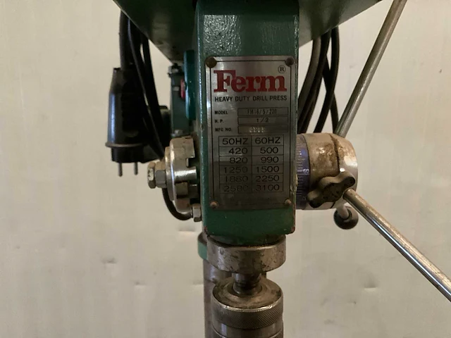 Ferm fm16/5/220 kolomboormachine op statief - afbeelding 4 van  5