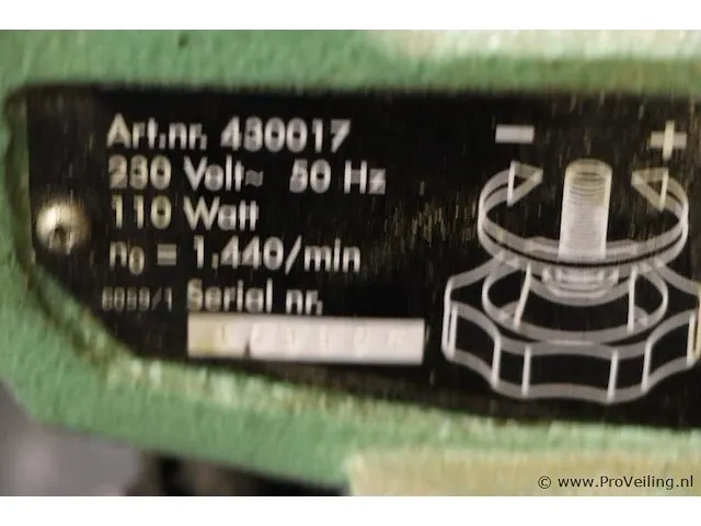 Ferm fz-40/16 figuurzaagmachine - 54x26x34 cm - afbeelding 5 van  5