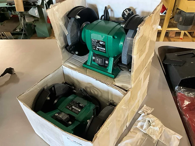 Ferm ksm-150 dubbelsteens slijpmachine (3x) - afbeelding 1 van  4