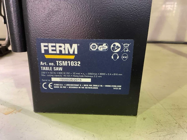Ferm tsm1032 zaagtafel - afbeelding 4 van  4