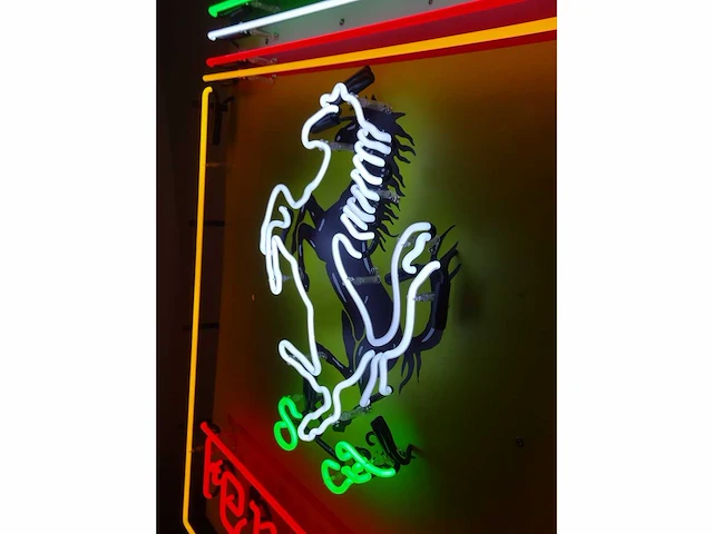 Ferrari - neon sign (glas) - 100 cm x 80 cm - afbeelding 5 van  23