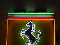 Ferrari - neon sign (glas) - 100 cm x 80 cm - afbeelding 1 van  23