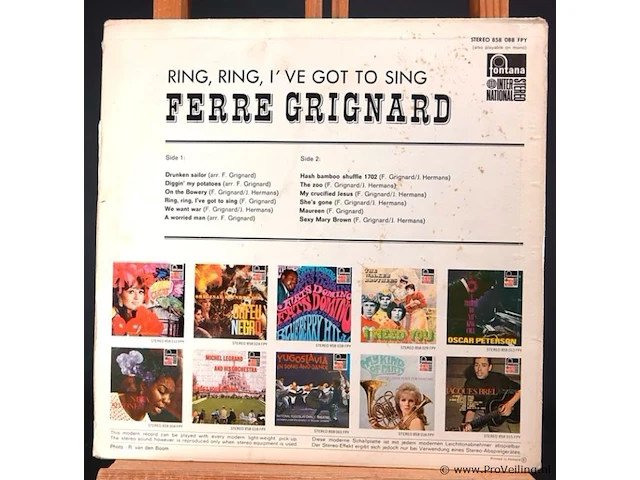 Ferre grignard. ring, ring i've got to sing - afbeelding 2 van  2