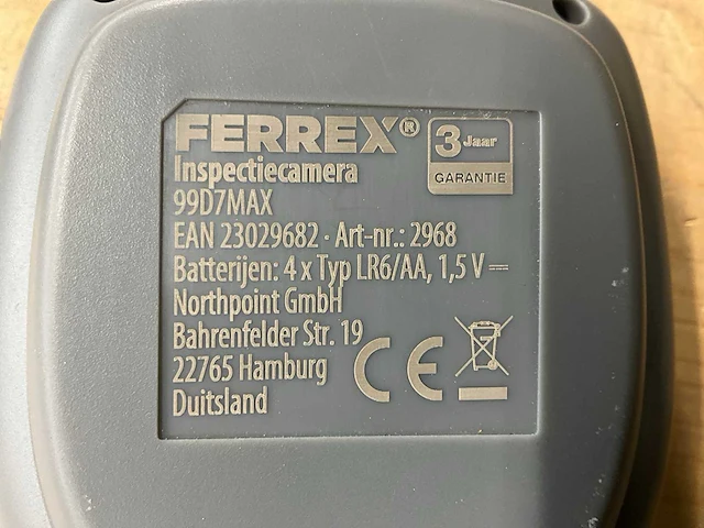 Ferrex 99d7max inspectiecamera - afbeelding 7 van  7