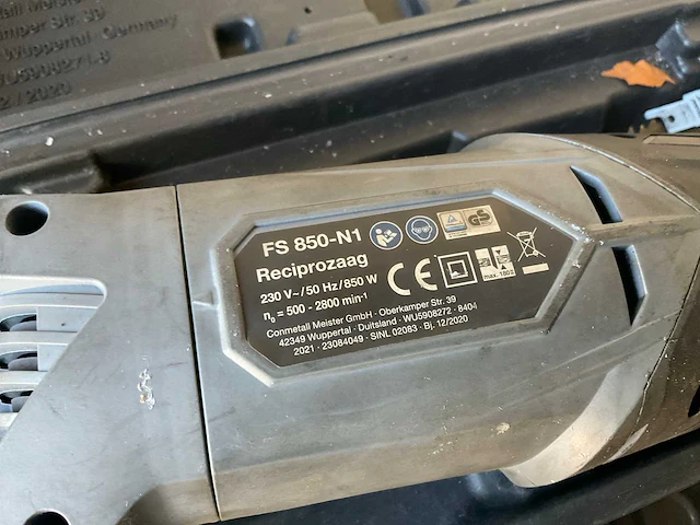 Ferrex fs 850-n1 reciprozaag - afbeelding 3 van  4