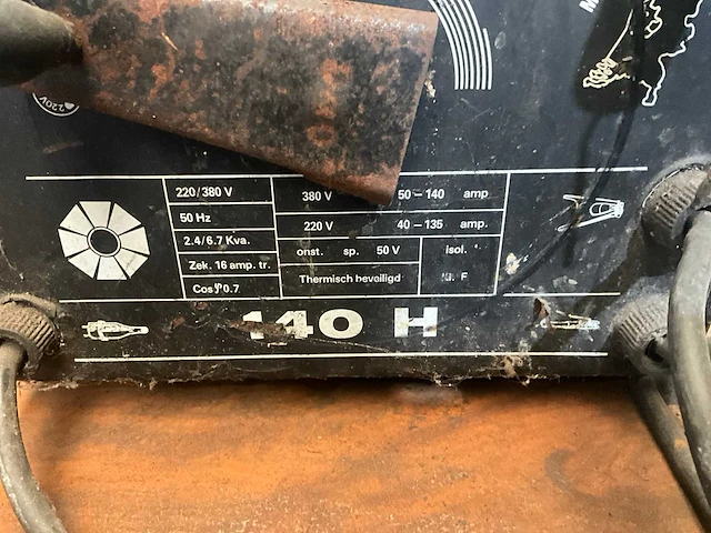 Ferrock 140h elektrode lasapparaat - afbeelding 2 van  3