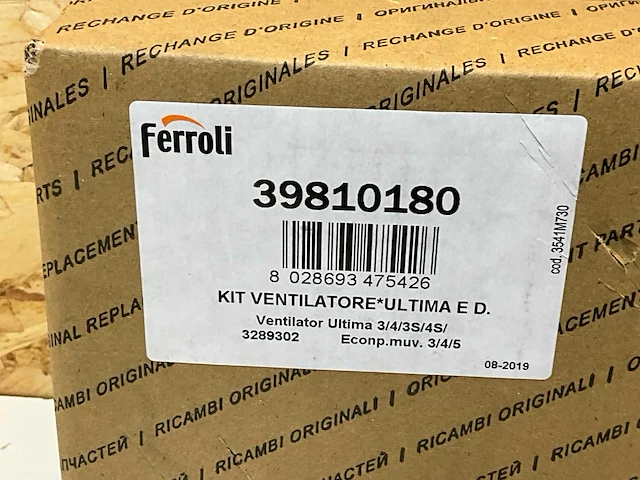 Ferroli 3289302 ventilator ultima/econpact 27/35 (4x) - afbeelding 9 van  9
