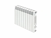 Ferroli aluminium radiator proteo hp600 x 98 mm afstand 500 mm 10 lamellen - afbeelding 1 van  3