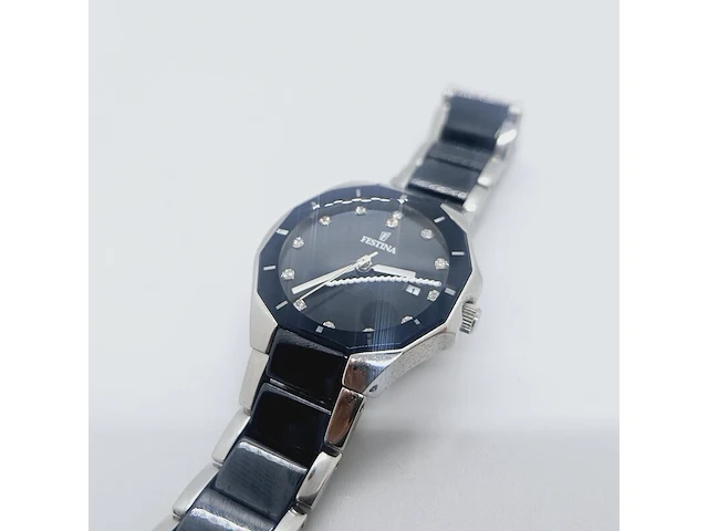 Festina f16399 ceramic dameshorloge met diamantjes - afbeelding 2 van  8