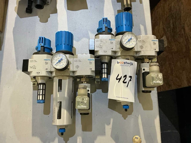 Festo luchtreduceer (2x) - afbeelding 1 van  3