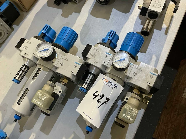 Festo luchtreduceer (2x) - afbeelding 2 van  3