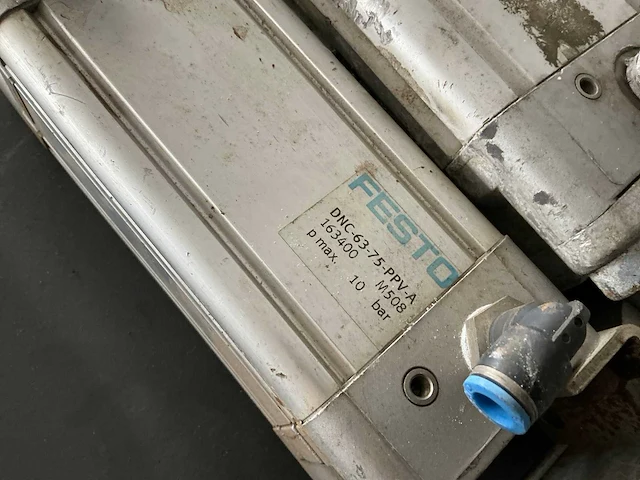 Festo pneumatische werkcilinder (3x) - afbeelding 4 van  5