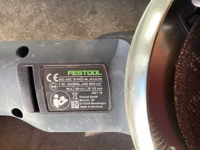 Festool - es-ets 125 - kantenfreesmachine en tegelslijper (2x) - afbeelding 11 van  13