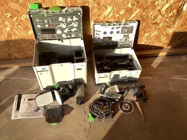 Festool - es-ets 125 - kantenfreesmachine en tegelslijper (2x) - afbeelding 1 van  13