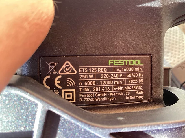Festool - es-ets 125 - kantenfreesmachine en tegelslijper (2x) - afbeelding 5 van  13