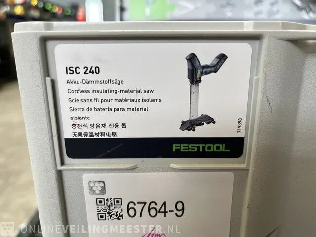 Festool accu-isolatiezaag isc 240 eb-basic - afbeelding 5 van  5