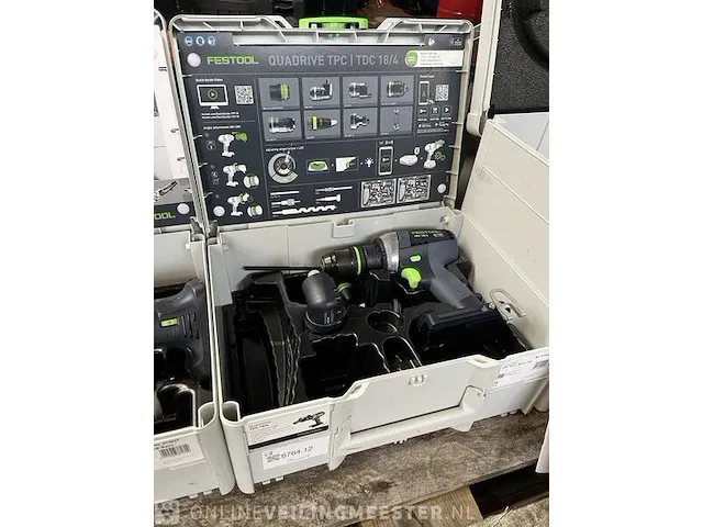 Festool accu-klopboormachine tpc 18/4 i-basic-set - afbeelding 1 van  5