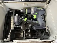 Festool accu-klopboormachine tpc 18/4 i-basic-set - afbeelding 2 van  5