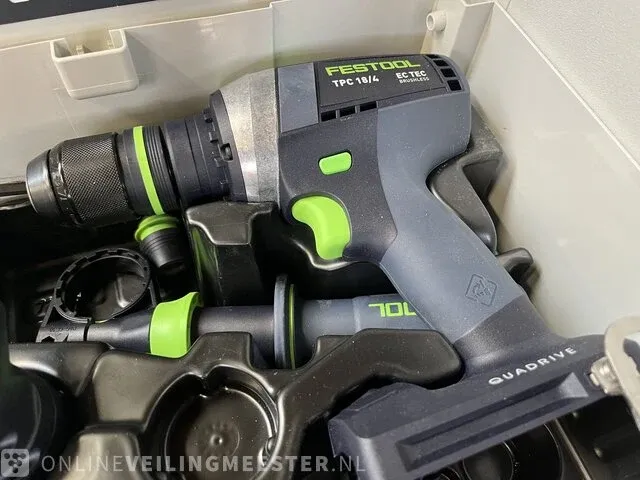 Festool accu-klopboormachine tpc 18/4 i-basic-set - afbeelding 3 van  5