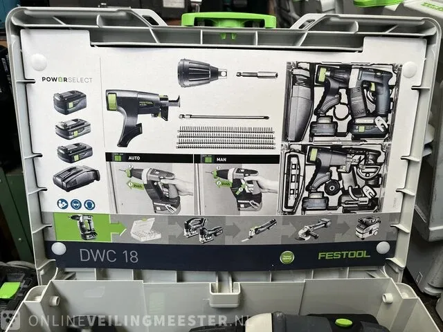 Festool accu-schroefautomaat duradrive dwc 18-4500 hpc 4,0 i-plus - afbeelding 3 van  5