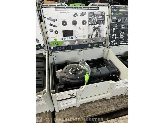 Festool accu-tegelslijper dsc-agc 18-125 fh eb-basic - afbeelding 1 van  5