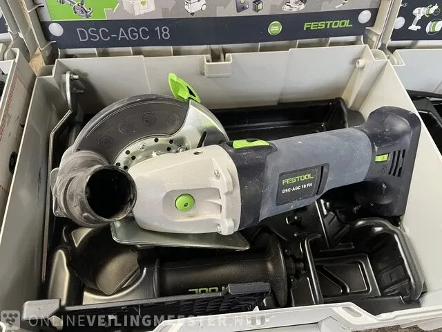 Festool accu-tegelslijper dsc-agc 18-125 fh eb-basic - afbeelding 4 van  5