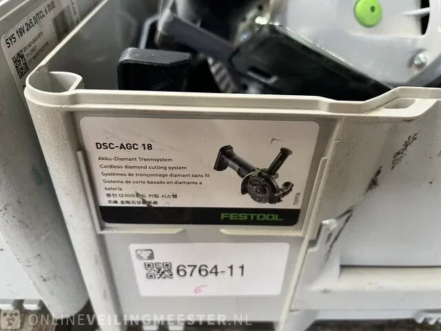 Festool accu-tegelslijper dsc-agc 18-125 fh eb-basic - afbeelding 5 van  5