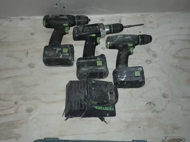 Festool accuboormachine (3x) - afbeelding 1 van  3